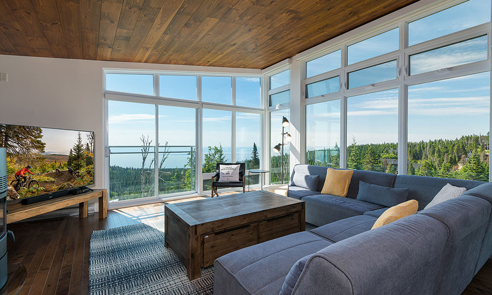 Un chalet à louer au Massif de Charlevoix