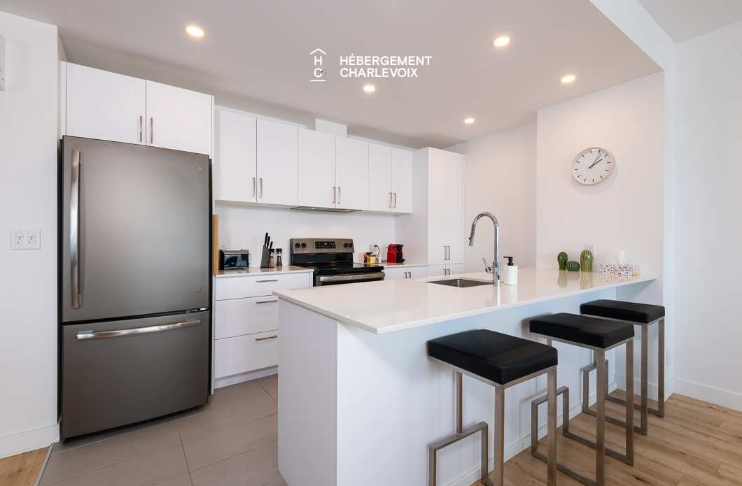 MGR-750 :  Condo 1e étage - Condo familial avec vue sur le fleuve