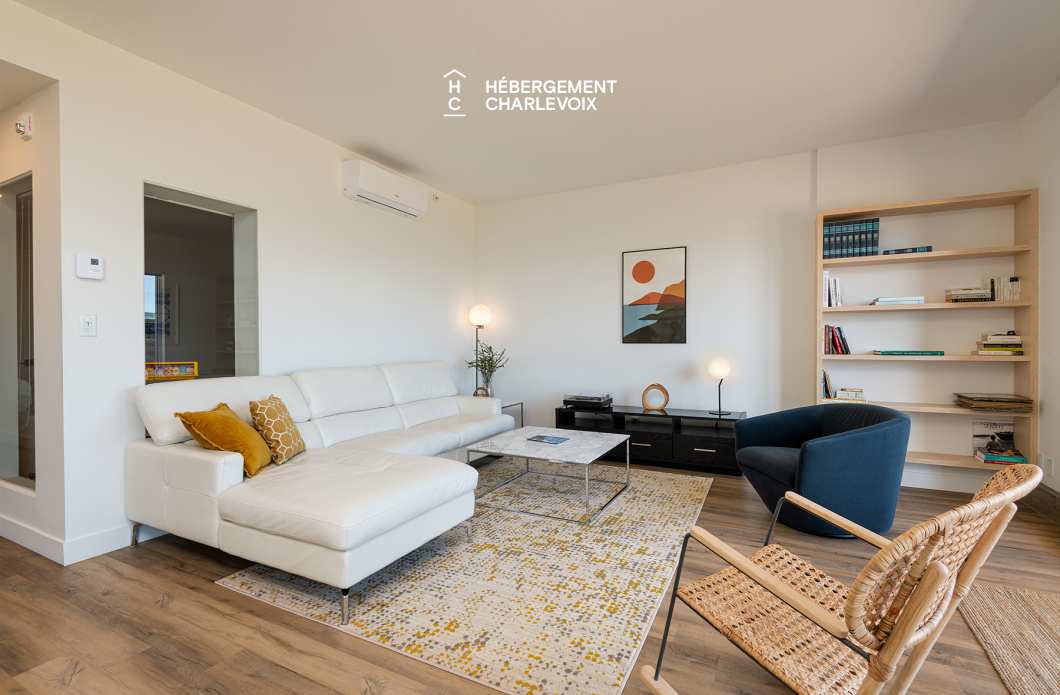 MGR-750 :  Condo 1e étage - Condo familial avec vue sur le fleuve