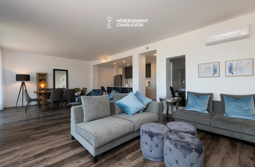 MGR-750 :  Condo 1e étage - Condo familial avec vue sur le fleuve