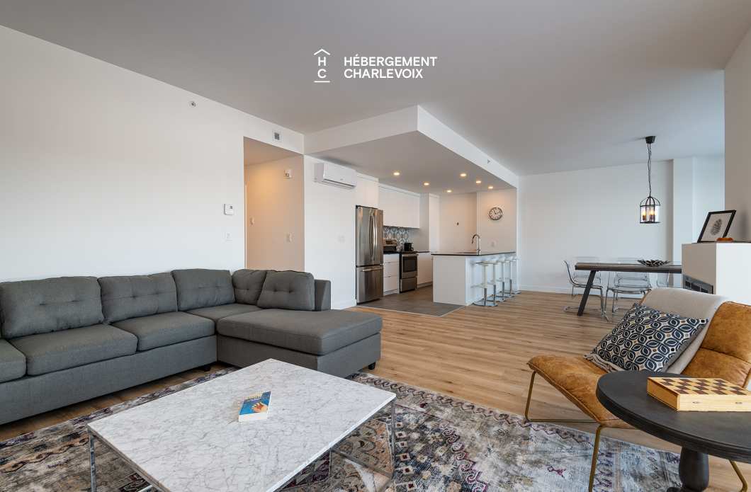 MGR-750 :  Condo 1e étage - Condo familial avec vue sur le fleuve