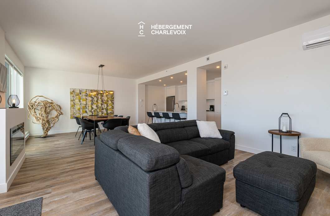 MGR-750 :  Condo 1e étage - Condo familial avec vue sur le fleuve