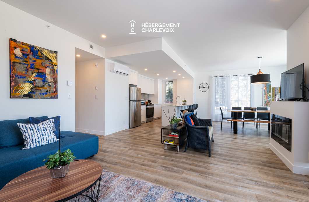 MGR-750 :  Condo 1e étage - Condo familial avec vue sur le fleuve