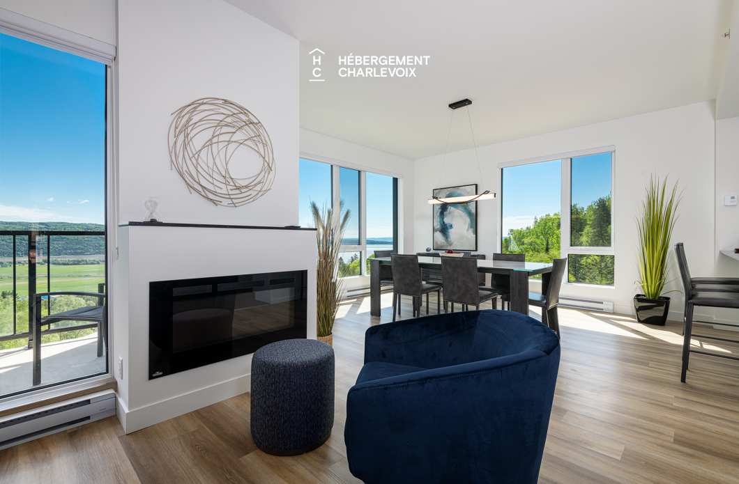 MGR-750 :  Condo 2e & 3e étage - Aux premières loges du levée du Soleil et du St-Laurent