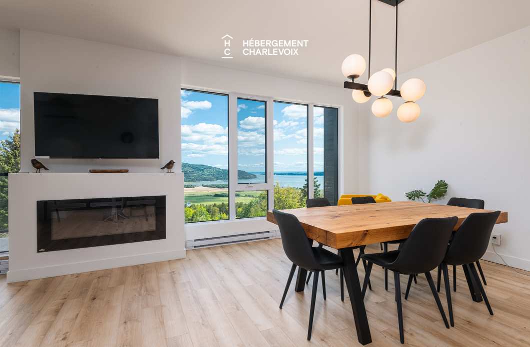 MGR-750 :  Condo 2e & 3e étage - Aux premières loges du levée du Soleil et du St-Laurent
