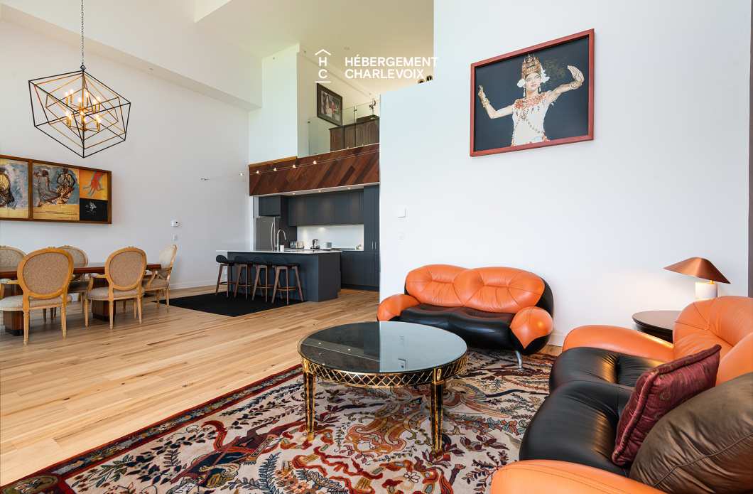 MGR-750:  Condo 4e étage - Penthouse avec vue, perché au-dessus du Fleuve St-Laurent.