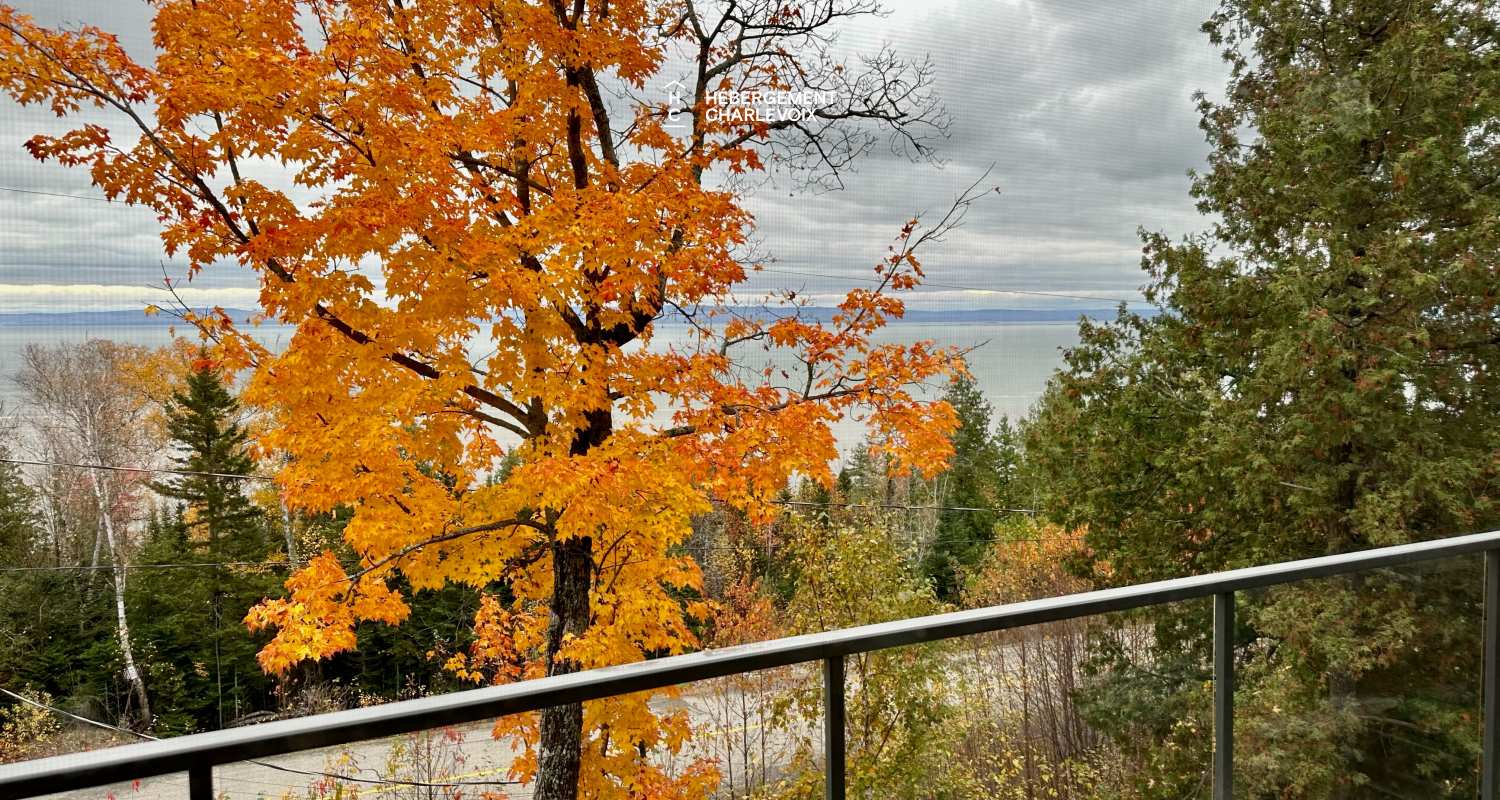 AUB-150 -  Majestic view of the river and the Charlevoix Massif