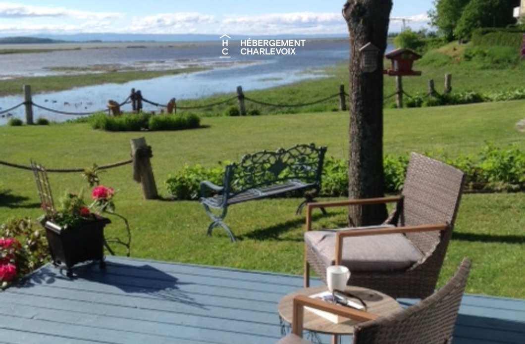 BEL-175 - Panorama sur cap, rivière, île et fleuve, idéal pour des vacances et télétravail