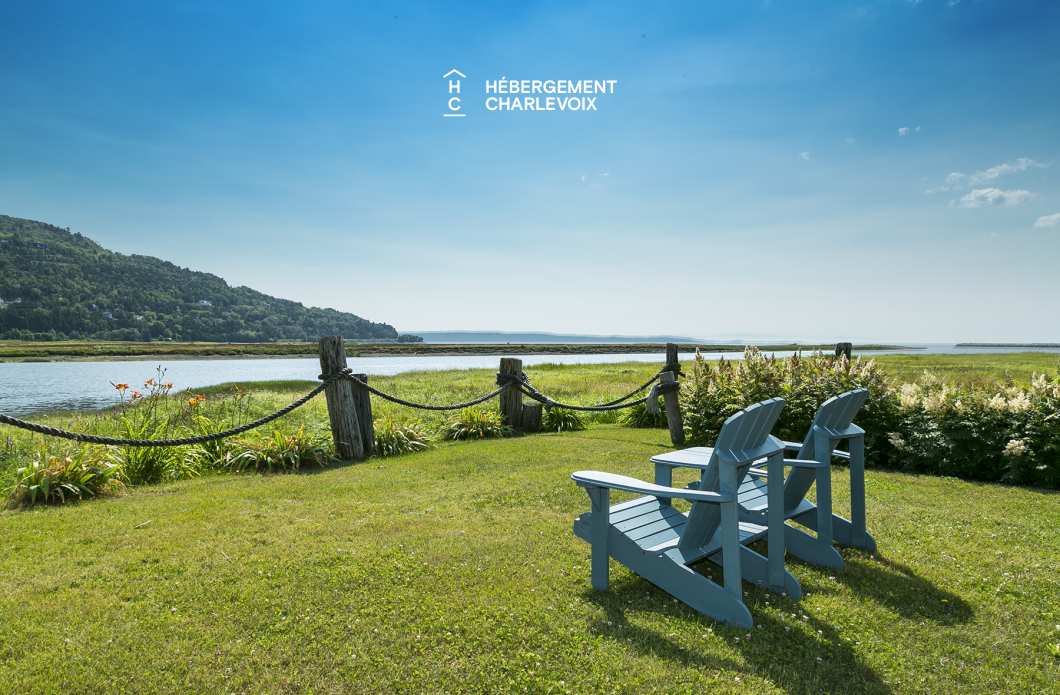 BEL-175 - Panorama sur cap, rivière, île et fleuve, idéal pour des vacances et télétravail