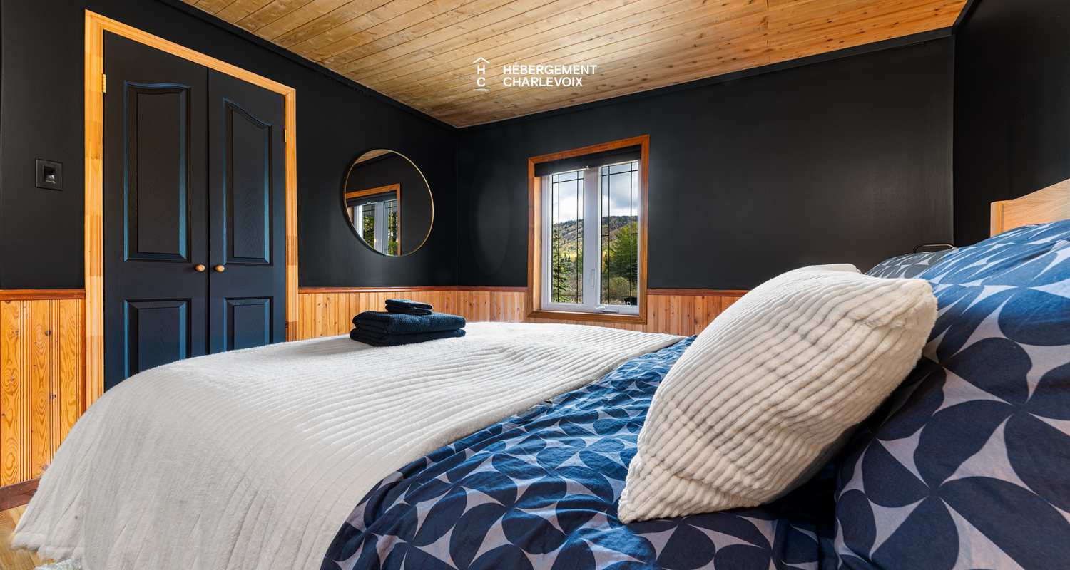 BLU-673 - NOUVEAU CHALET! Situé au pied du centre de ski, Mont Grand-Fonds!