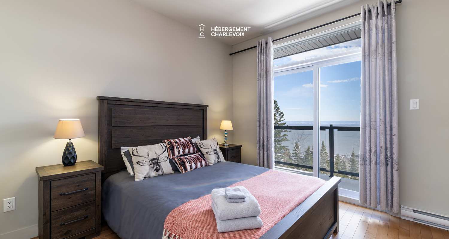 BRI-43 - Une vue panoramique sur fleuve et montagnes