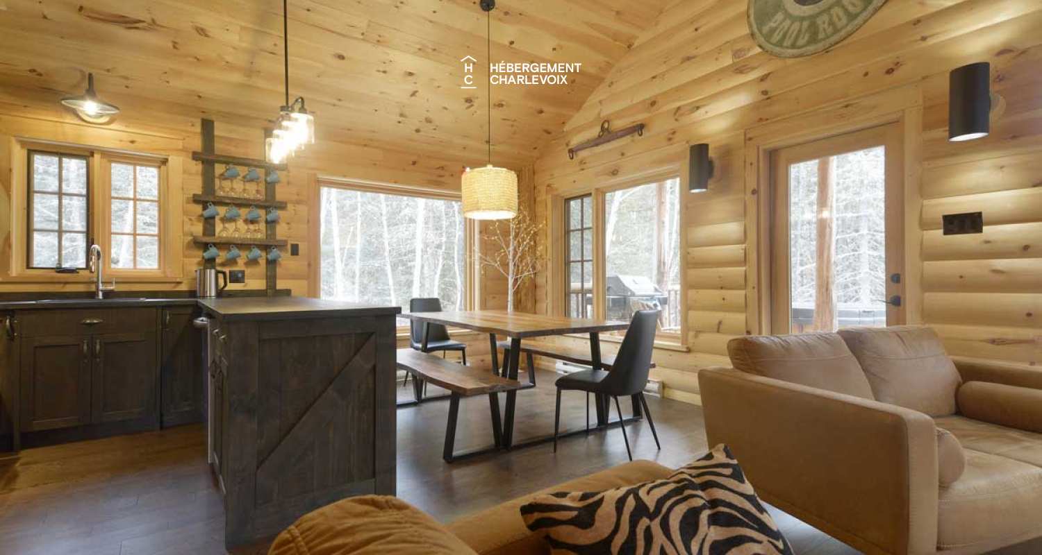 CAB-95 - Located in nature, in the heart of Charlevoix in the boreal forest of Quebec.