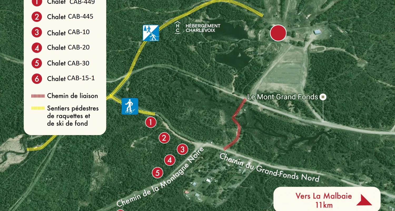 CAB-15-1 - LOCATED 500 M FROM THE MONT GRAND-FONDS SKI RESORT