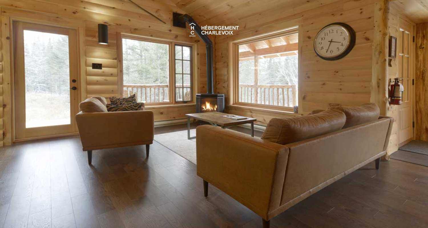 CAB-95 - Located in nature, in the heart of Charlevoix in the boreal forest of Quebec.