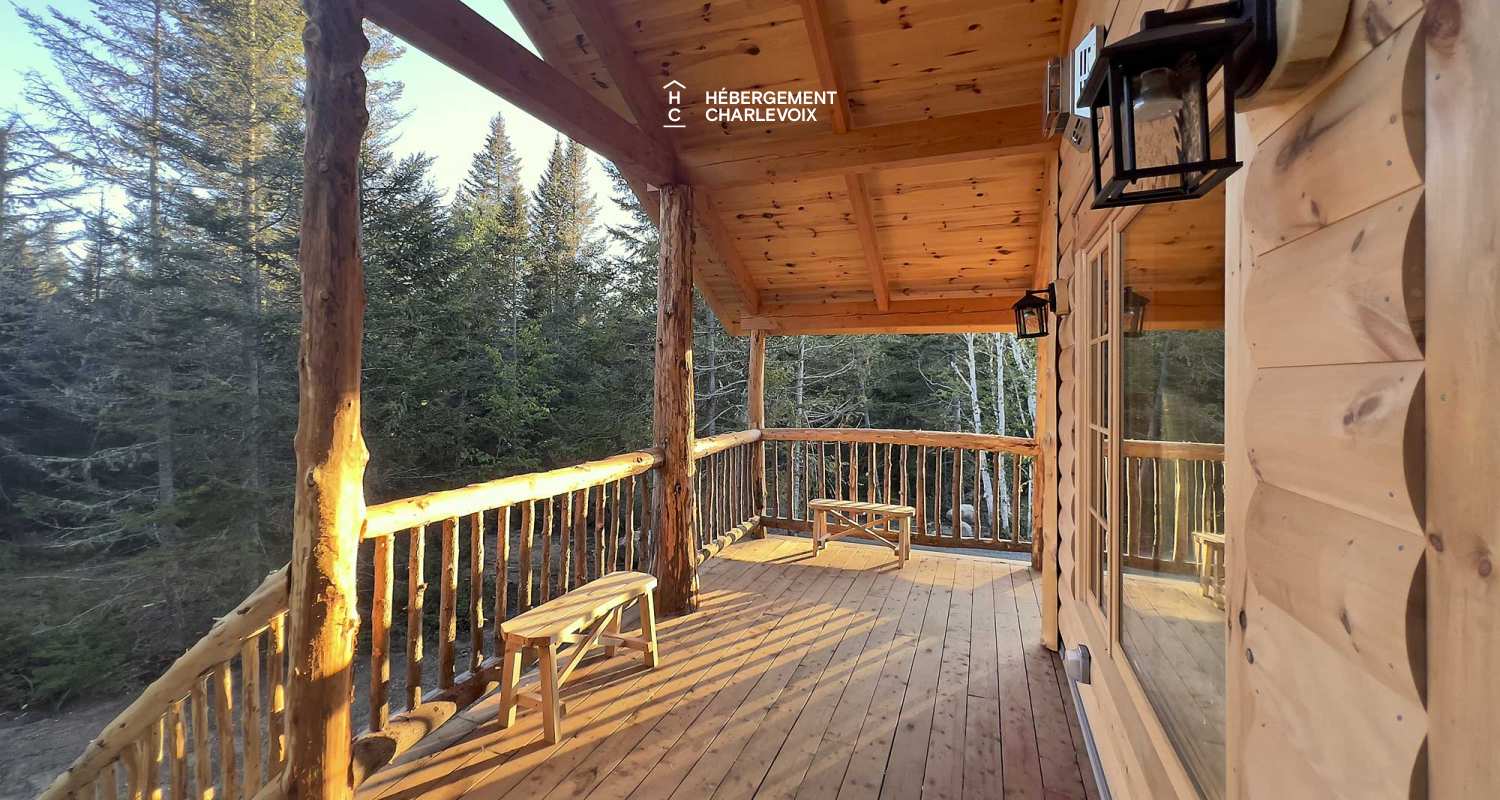 CAB-95 - Located in nature, in the heart of Charlevoix in the boreal forest of Quebec.
