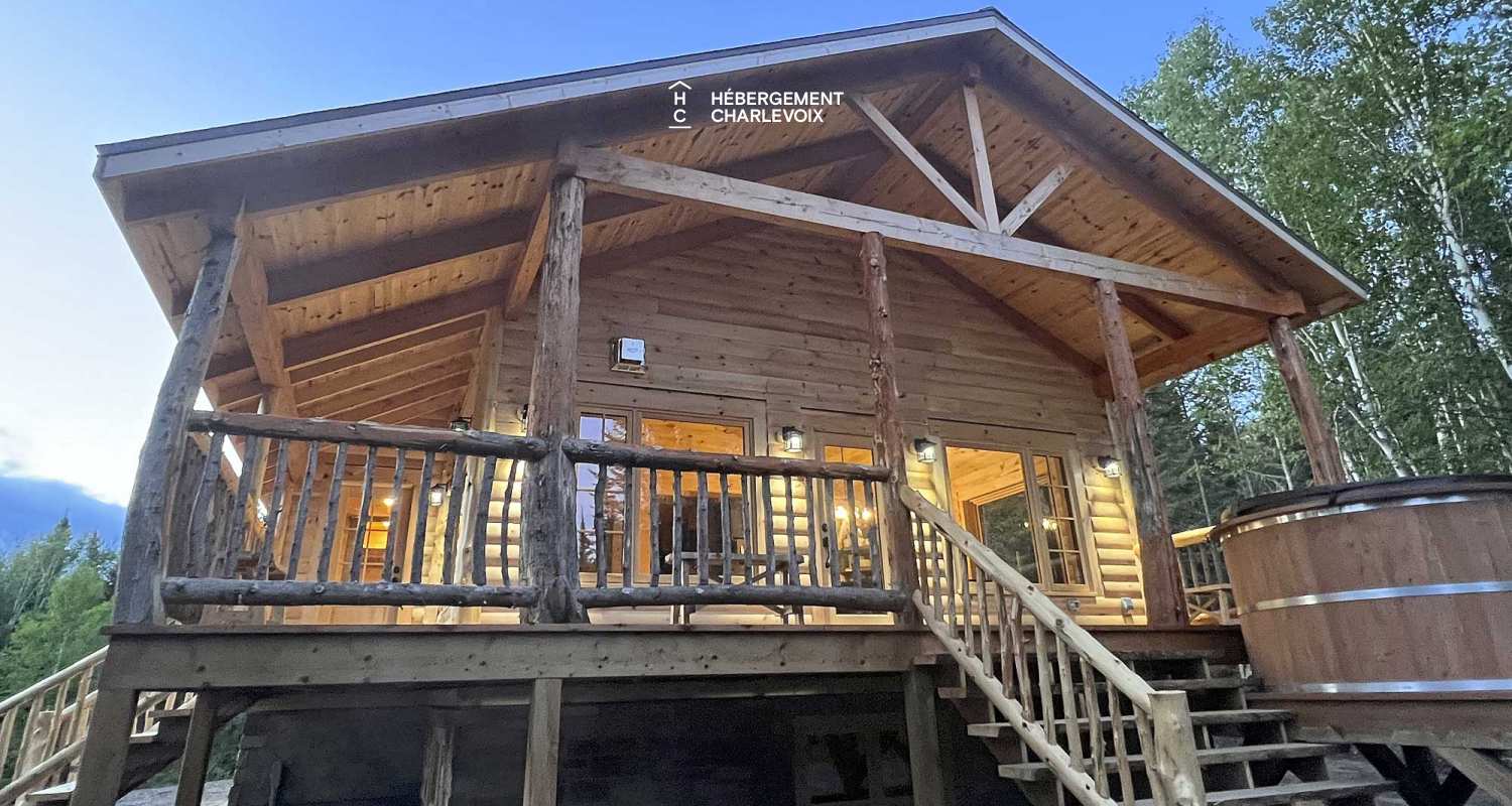 CAB-95 - Located in nature, in the heart of Charlevoix in the boreal forest of Quebec.