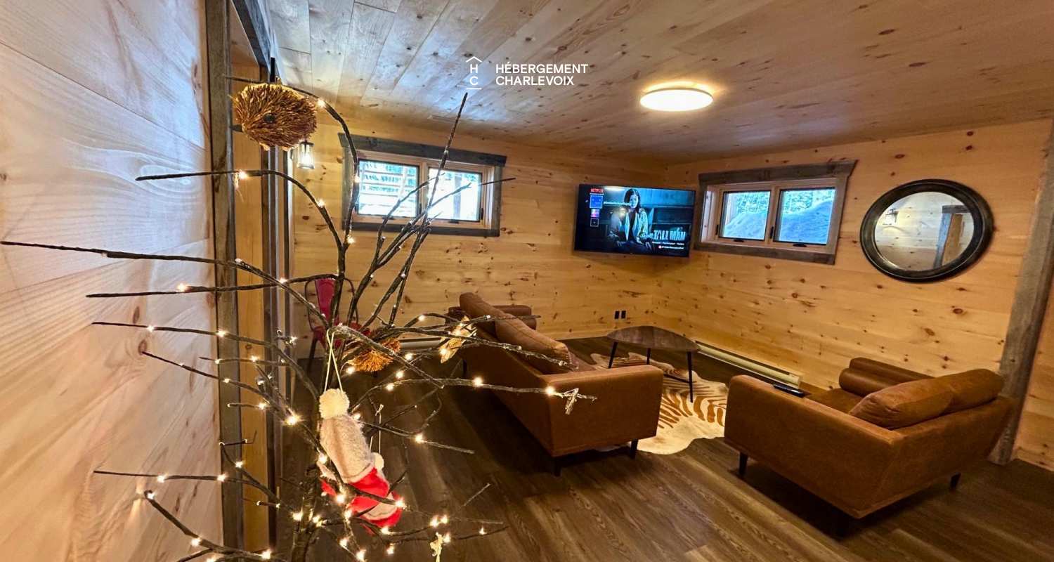 CAB-95 - Located in nature, in the heart of Charlevoix in the boreal forest of Quebec.