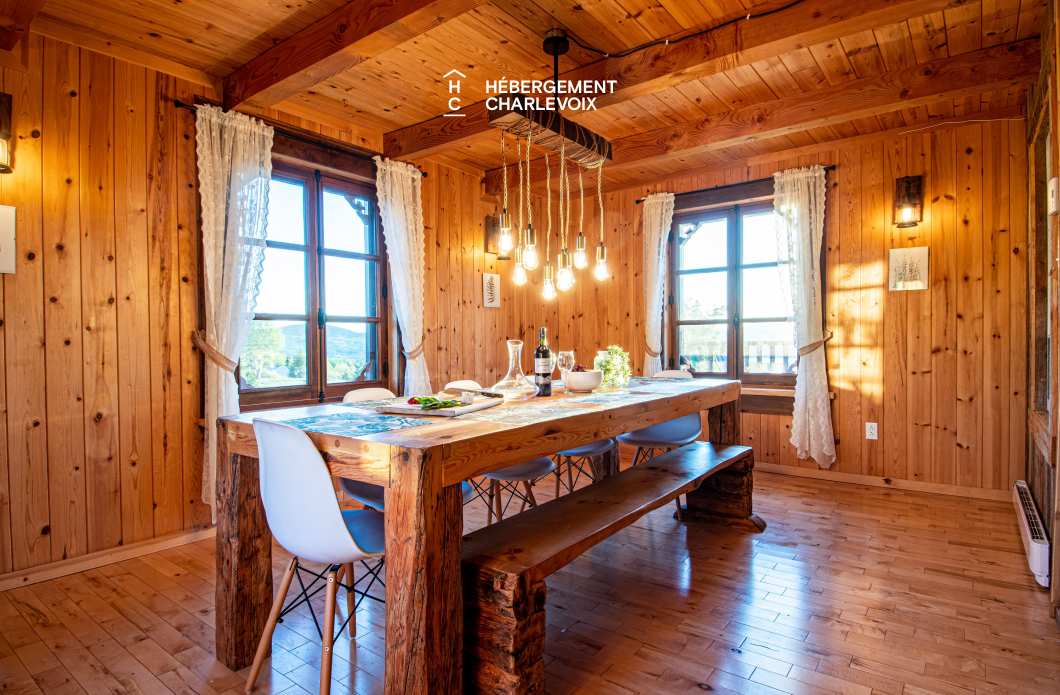 CHIC-35 - Le bonheur, il est au chalet.  Arrêtez de le chercher!