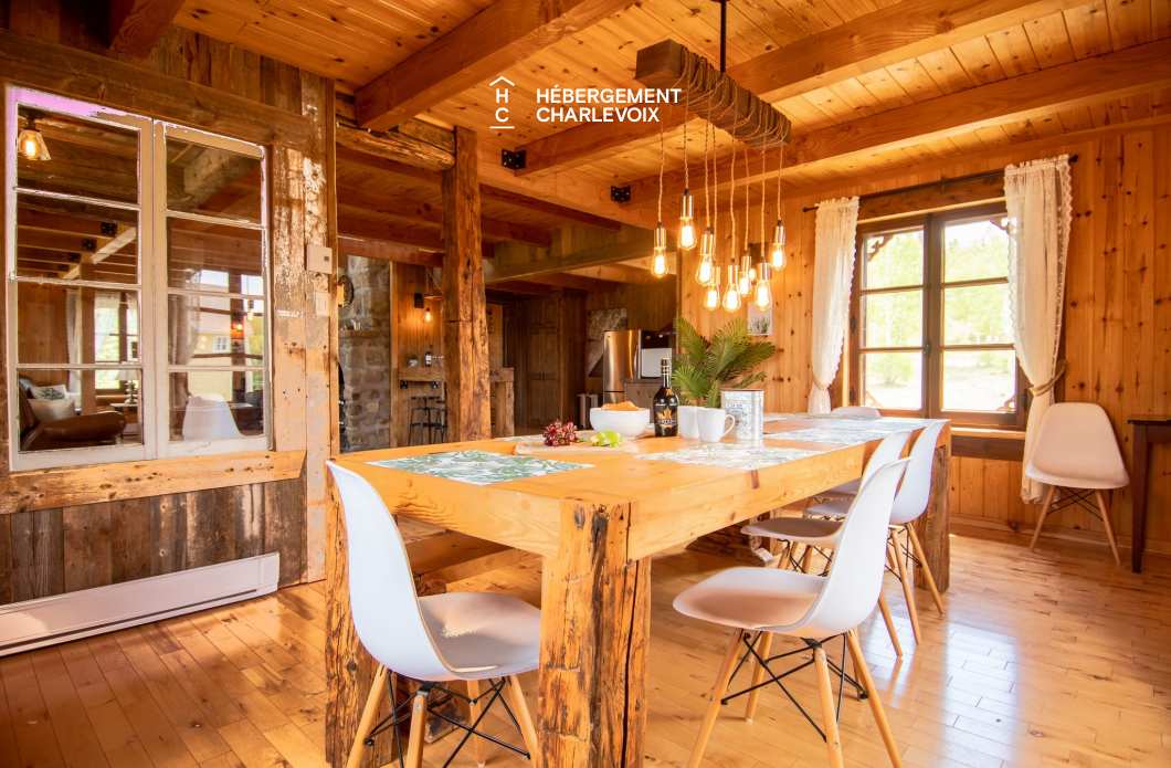 CHIC-35 - Le bonheur, il est au chalet.  Arrêtez de le chercher!