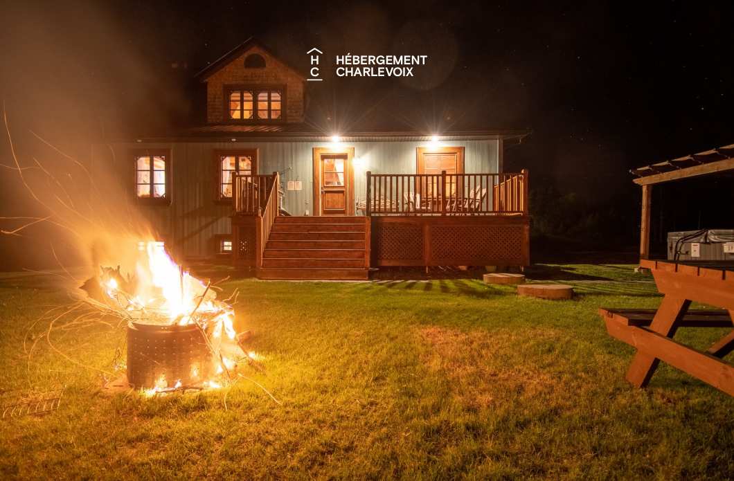 CHIC-35 - Le bonheur, il est au chalet.  Arrêtez de le chercher!