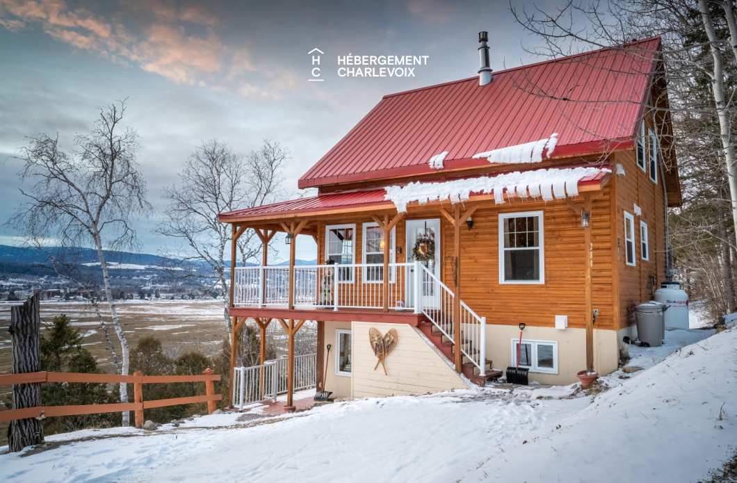 DOU-280 - Charmant chalet surplombant la plage de Baie-Saint-Paul