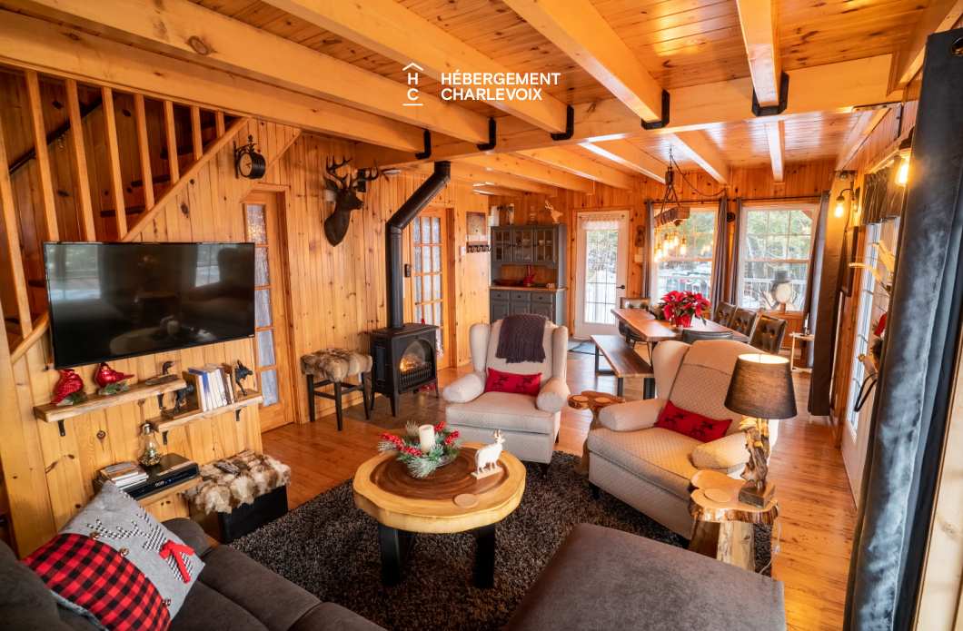 DOU-280 - Charmant chalet surplombant la plage de Baie-Saint-Paul