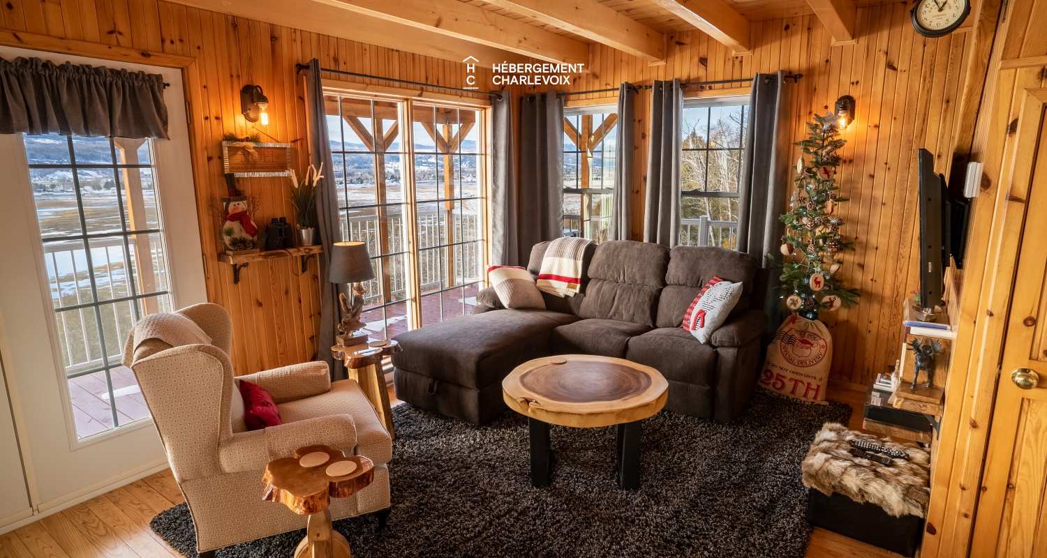 DOU-280 - Charmant chalet surplombant la plage de Baie-Saint-Paul