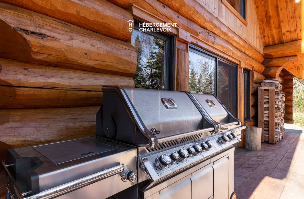 DUC-24 - Chalet en bois rond pour 18 personnes