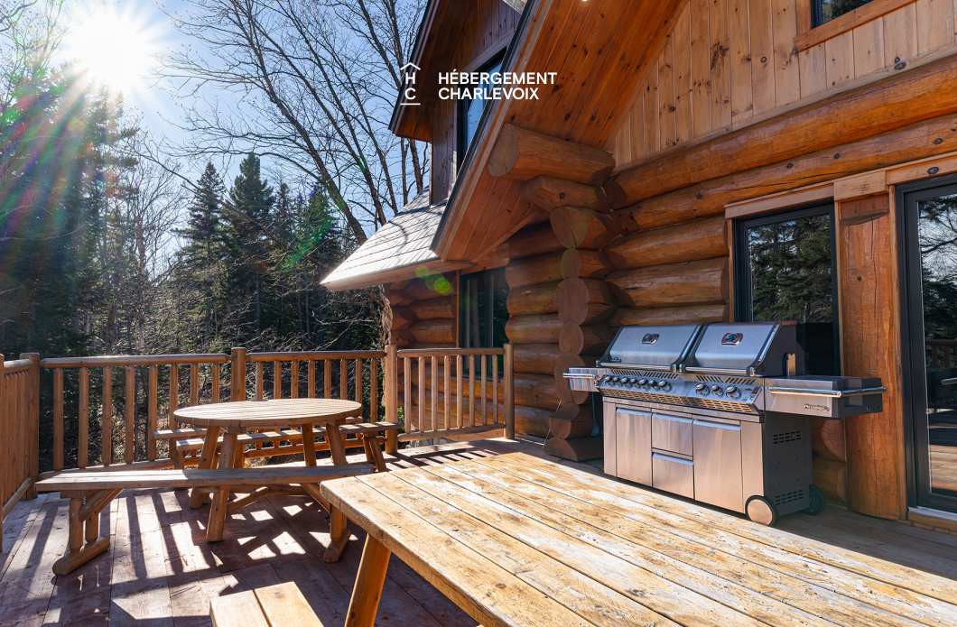 DUC-24 - Chalet en bois rond pour 18 personnes