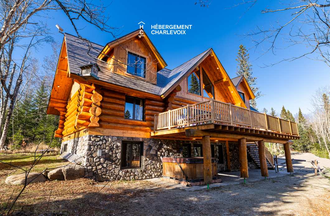 DUC-24 - Chalet en bois rond pour 18 personnes