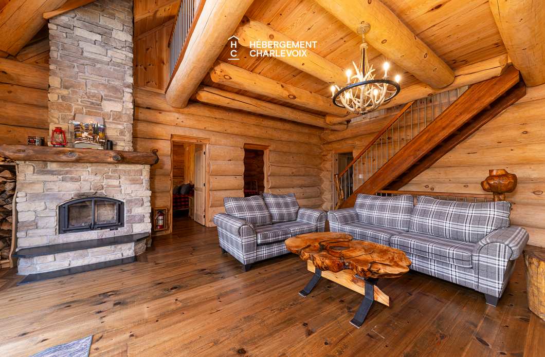 DUC-24 - Chalet en bois rond pour 18 personnes