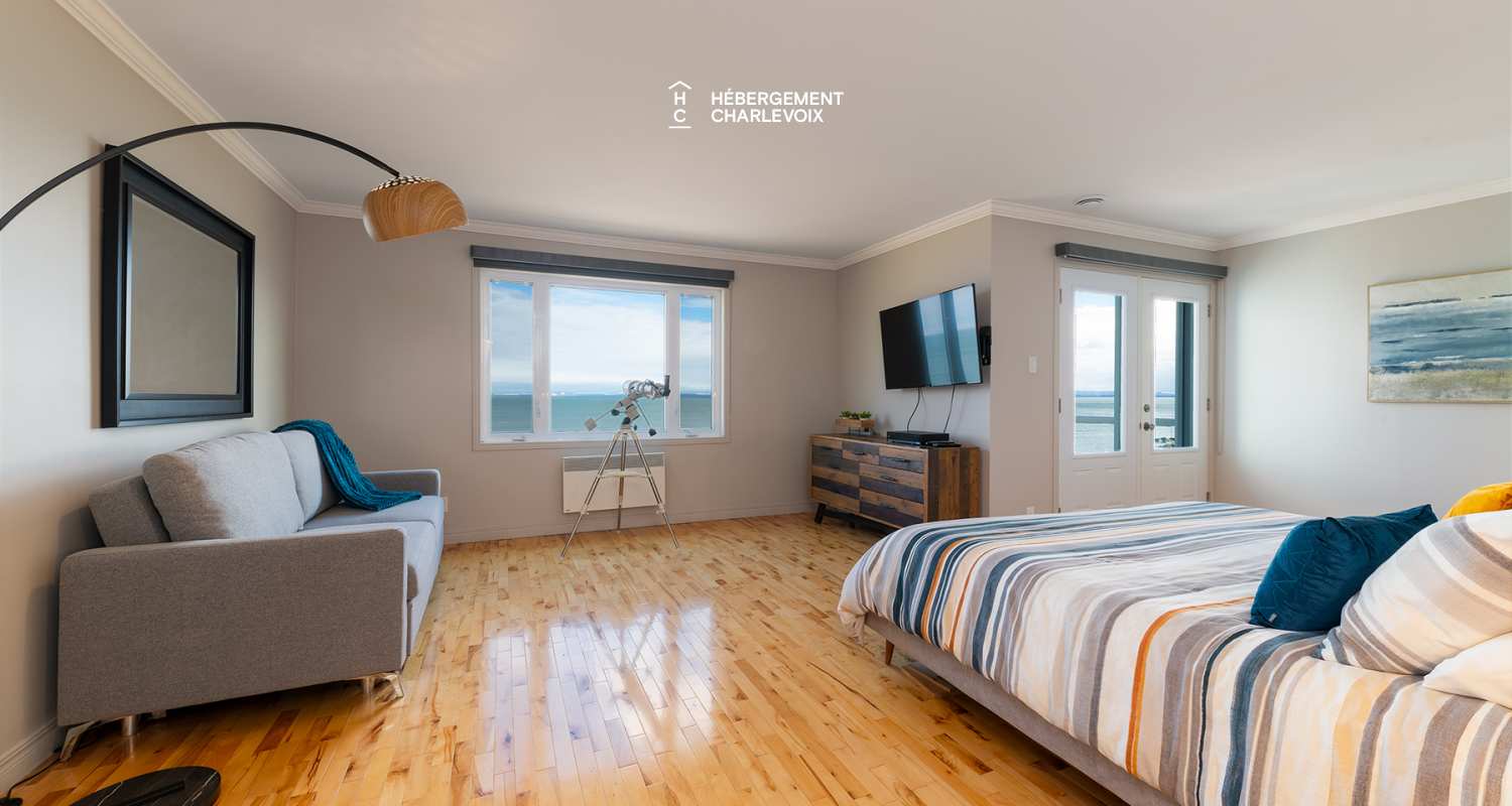 EAU- 318 - La vue est magnifique sur le Fleuve St-Laurent.