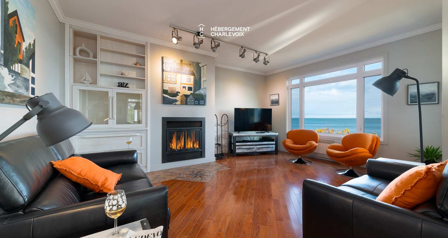 EAU- 318 - La vue est magnifique sur le Fleuve St-Laurent.