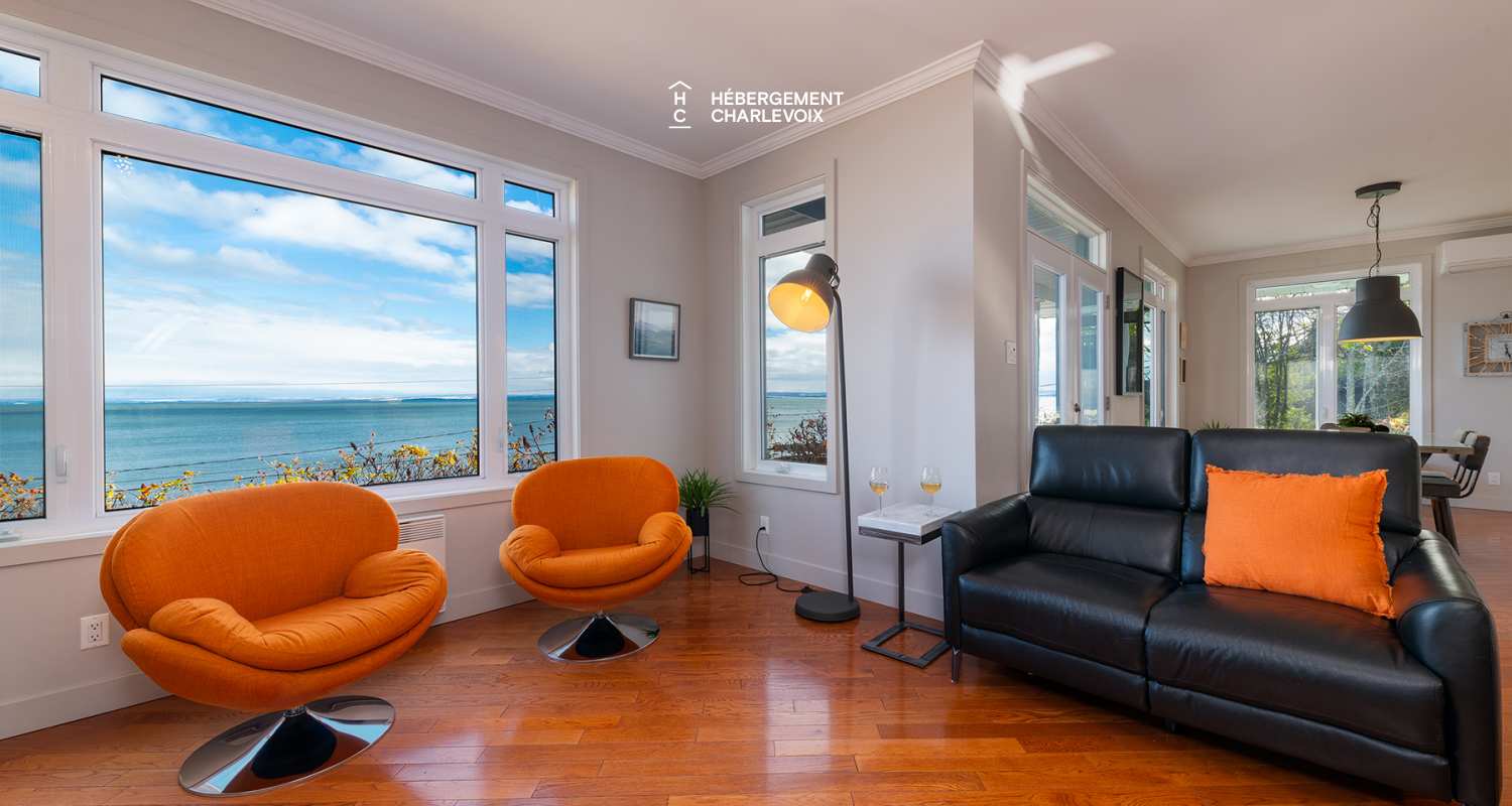 EAU- 318 - La vue est magnifique sur le Fleuve St-Laurent.