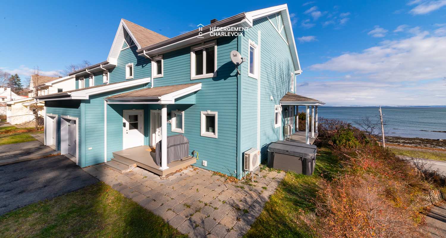 EAU- 318 - La vue est magnifique sur le Fleuve St-Laurent.