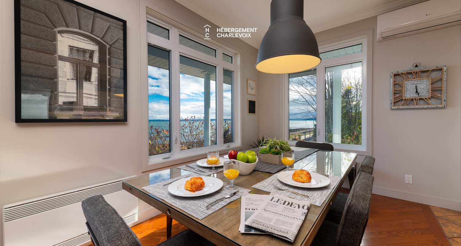 EAU- 318 - La vue est magnifique sur le Fleuve St-Laurent.