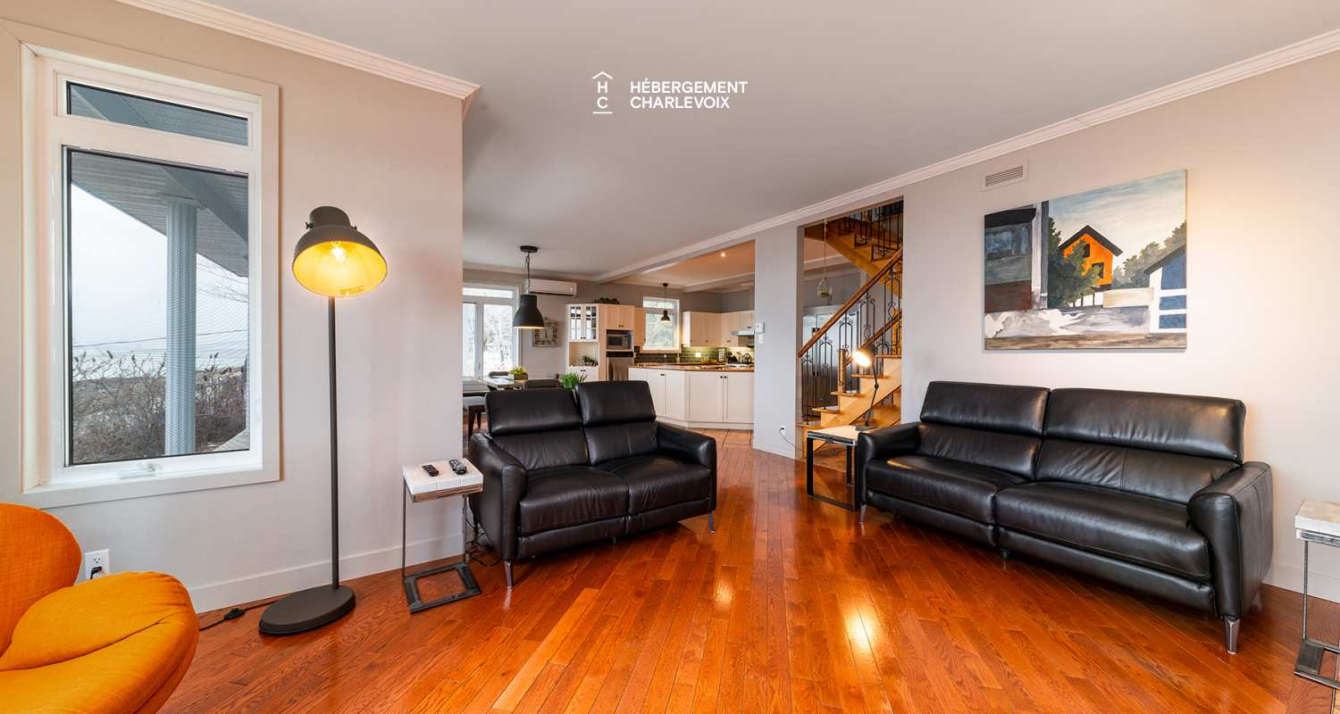 EAU- 318 - La vue est magnifique sur le Fleuve St-Laurent.