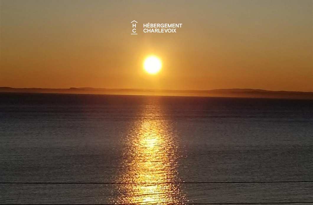 EAU- 318 - La vue est magnifique sur le Fleuve St-Laurent.