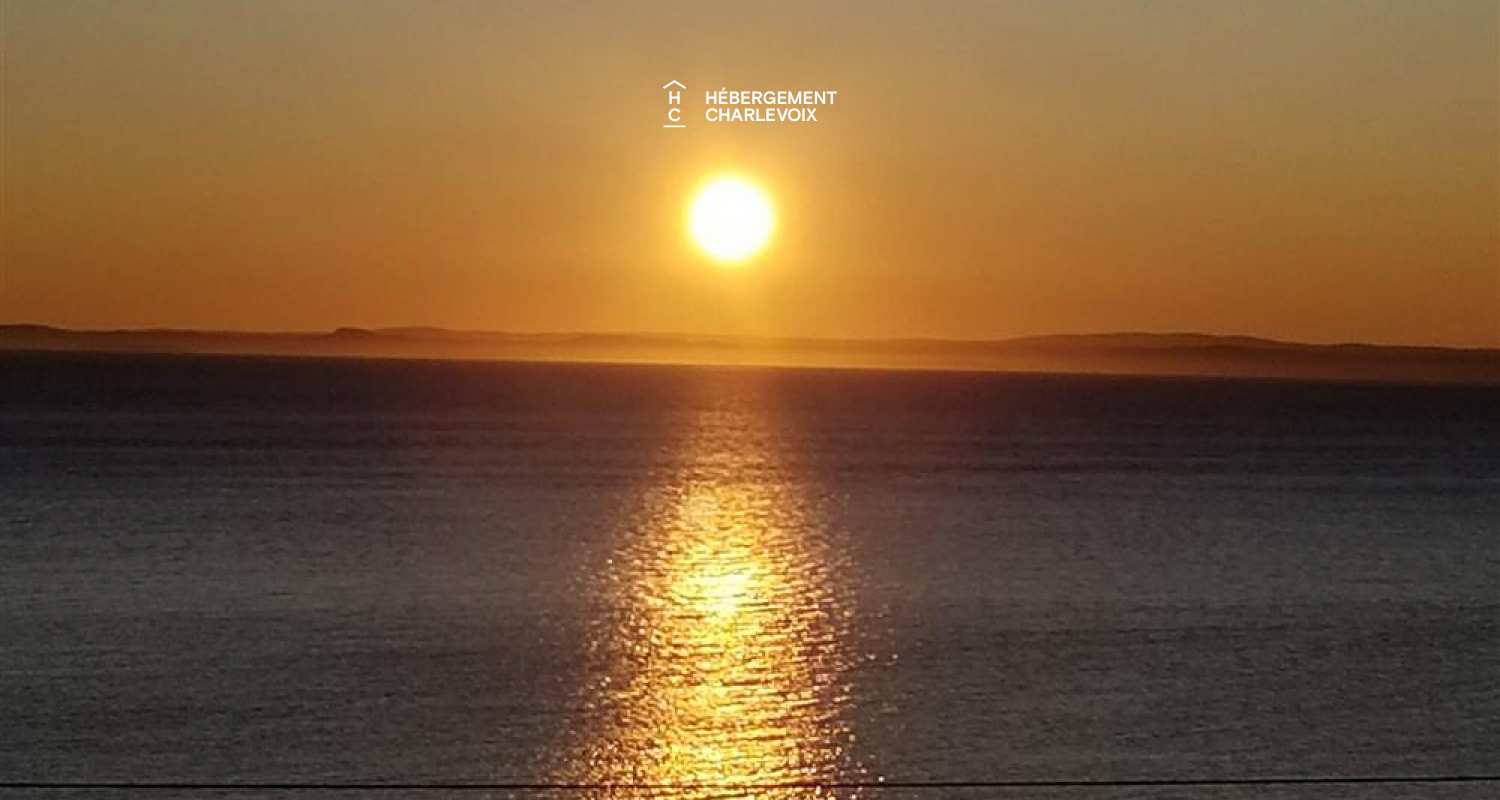 EAU- 318 - La vue est magnifique sur le Fleuve St-Laurent.