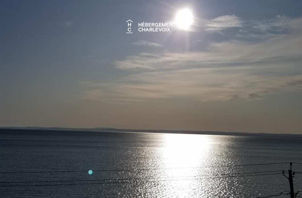 EAU- 318 - La vue est magnifique sur le Fleuve St-Laurent.