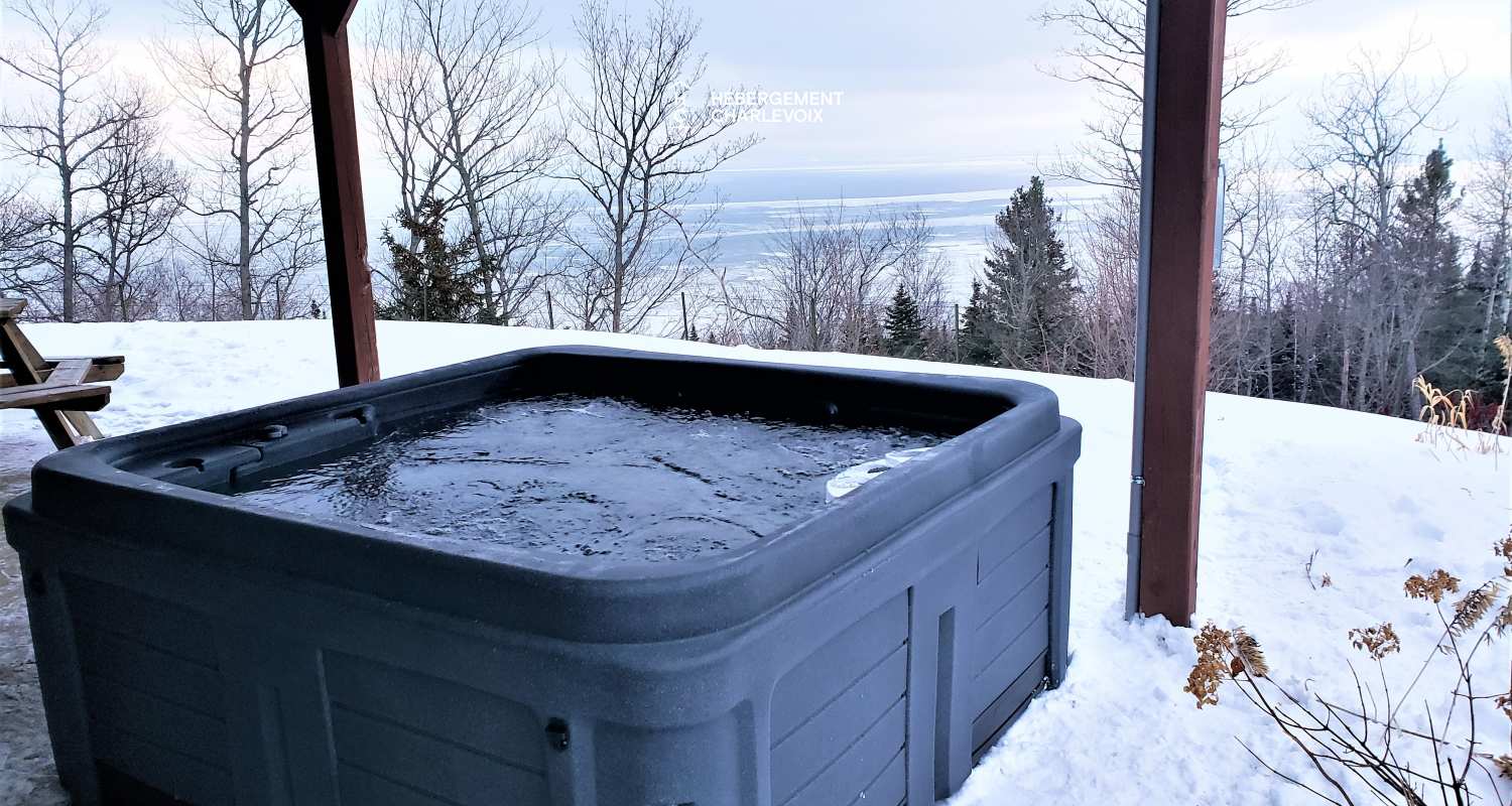 FOR-141 - Le plaisir vous attend !  SPA, sauna, vue sur le fleuve...