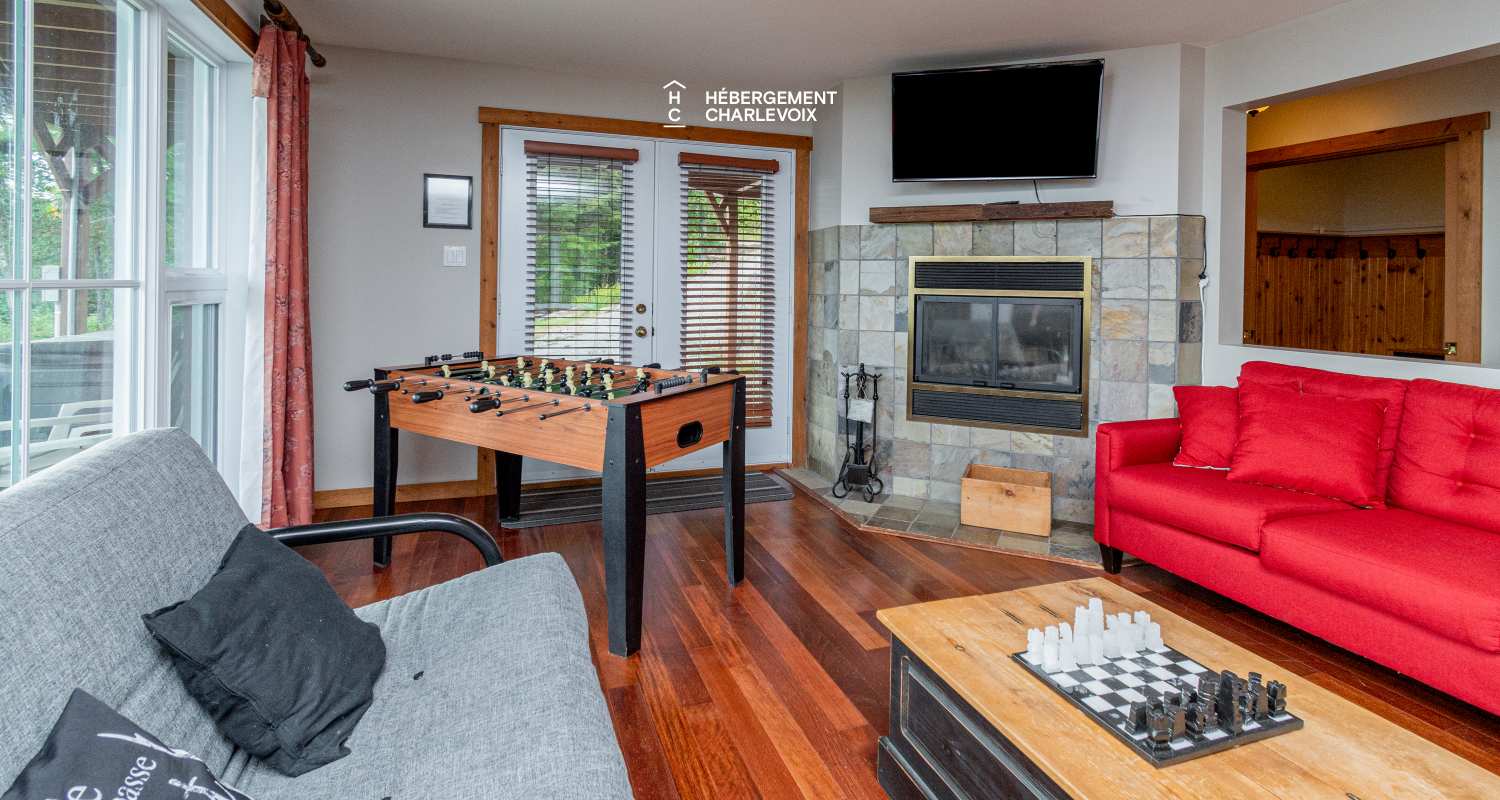 FOR-141 - Le plaisir vous attend !  SPA, sauna, vue sur le fleuve...