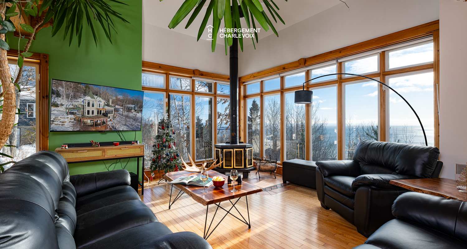 HAV-6 - Vue majestueuse sur le fleuve St-Laurent!