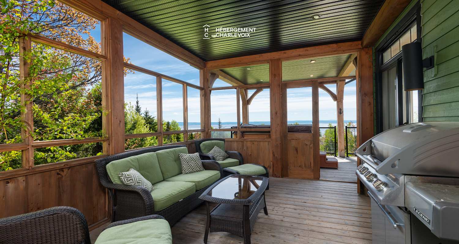 JAM-62 - Comfortable chalet with a breathtaking view of the river and the slopes