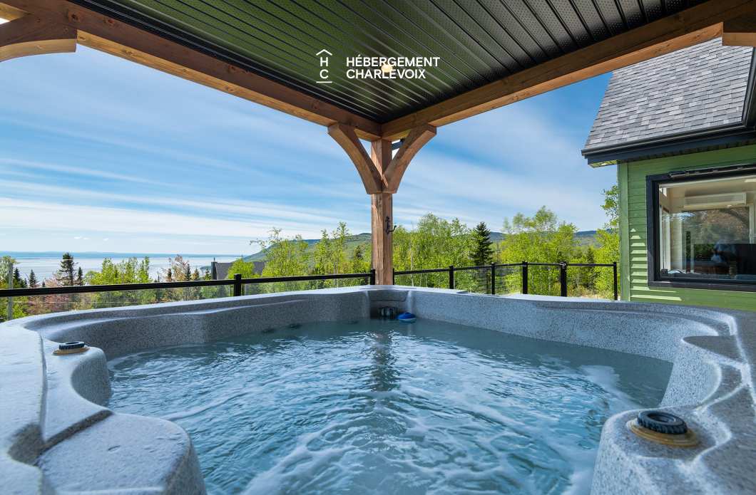 JAM-62 - Chalet confortable avec une vue imprenable sur le fleuve et les pentes