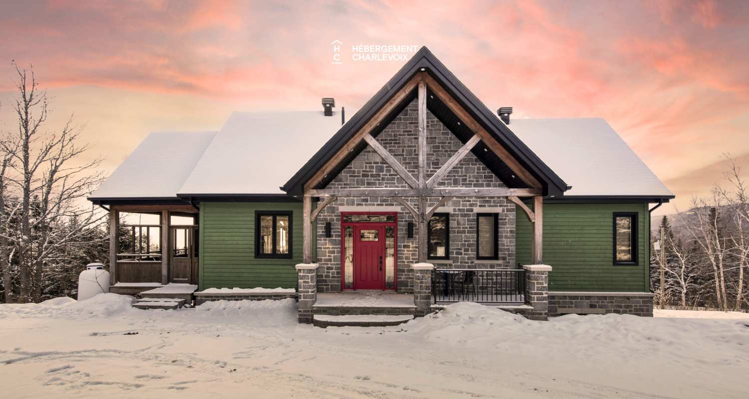 JAM-62 - Comfortable chalet with a breathtaking view of the river and the slopes