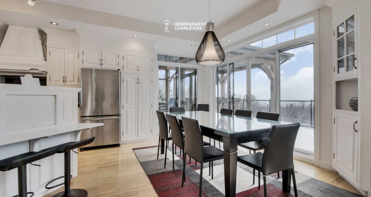 JAM-62 - Comfortable chalet with a breathtaking view of the river and the slopes