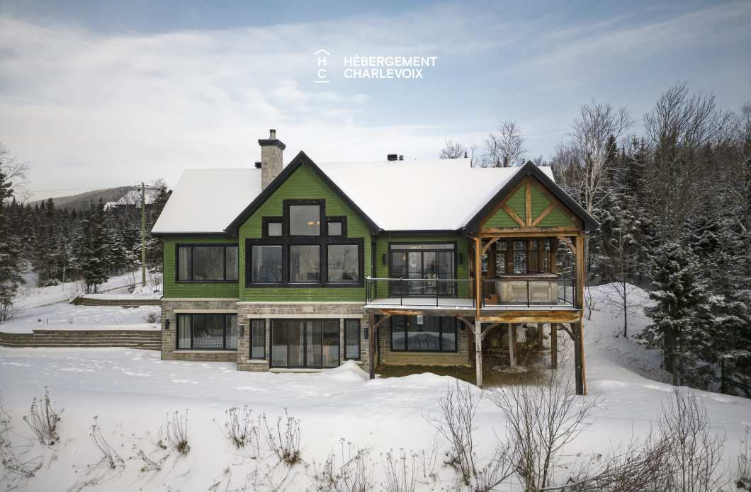 JAM-62 - Chalet confortable avec une vue imprenable sur le fleuve et les pentes
