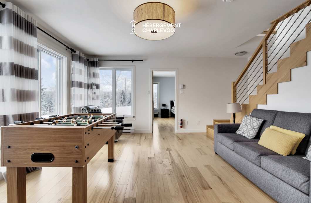 JAM-62 - Chalet confortable avec une vue imprenable sur le fleuve et les pentes