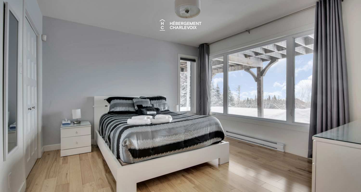 JAM-62 - Comfortable chalet with a breathtaking view of the river and the slopes